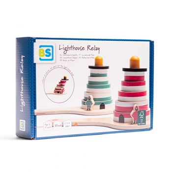 Παιχνίδι Ξύλινο Ισορροπίας Φάροι Bs Toys GA445
