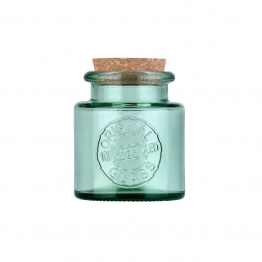Δοχείο Αποθήκευσης Γυάλινο Πράσινο 250ml-8x8x10,2εκ. Evergreen Estia 01-34429
