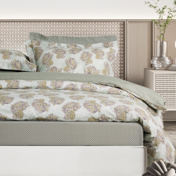 Σετ Σεντόνια Βαμβακερά King 260x280εκ. Happy 9686 Mint Das Home