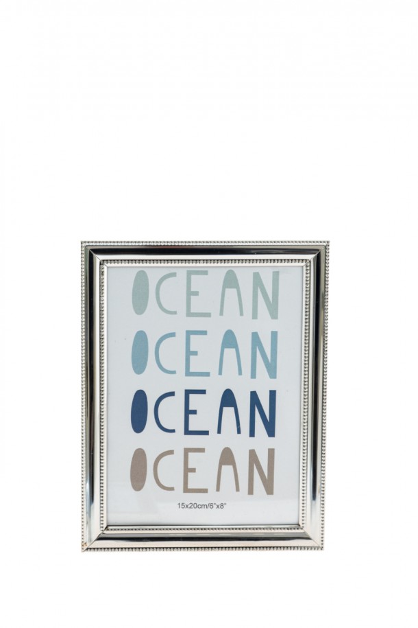 Κορνίζα Πλαστική Ασημί 15,5x1x20,5εκ. Zen Collection 24.8.50204