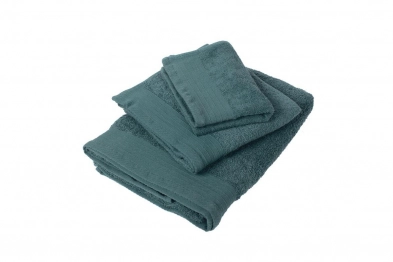 Πετσέτα Βαμβακερή Πενιέ Μεμονωμένη Σώματος 80x150εκ. Πετρόλ DimCol