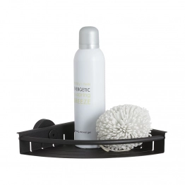 Ράφι Επιτοίχιο Γωνιακό Ανοξείδωτο 19,5x19,5x5εκ. Boston Black Tiger 304830746