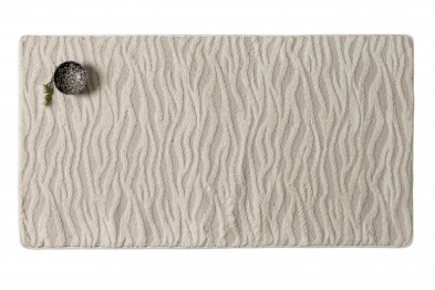 Χαλί Κρεβατοκάμαρας Σετ 3τμχ Polyester 67x140εκ.-67x200εκ. Golden 6003 Ecrou SB HOME