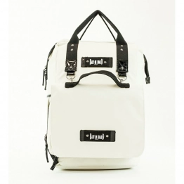 Τσάντα Backpack 27x16x44εκ. Με Αλλαξιέρα EVA Camille Ivory BoB Paris BOB-300100_001