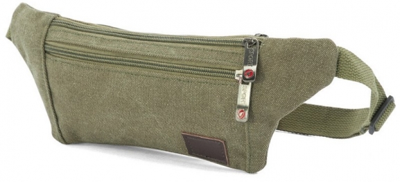 Τσαντάκι Μέσης Canvas 32x4x10εκ. benzi 4830 Army Green