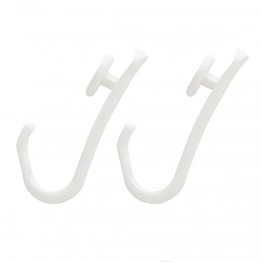 Κρίκοι Κουρτίνας Μπάνιου Σετ 12τμχ Πολυπροπυλενίου White Easy Roll Hooks Sealskin 251160210