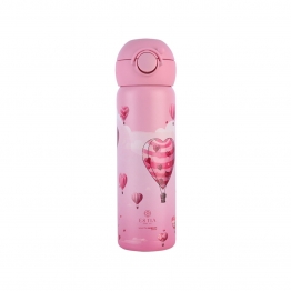 Θερμός Παιδικό Ανοξείδωτο Με Καλαμάκι Love Ascend 500ml-7,9x6,6x20,3εκ. Save The Aegean Estia 01-33163