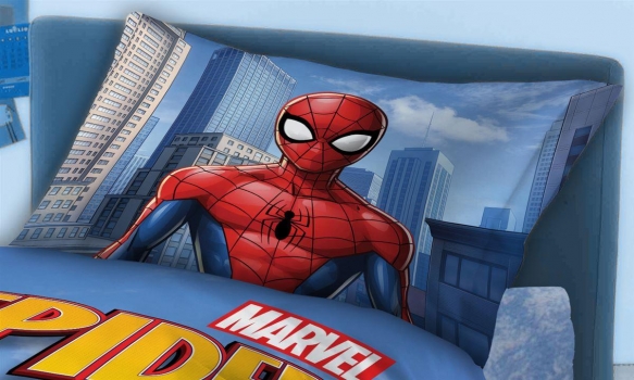 Σετ 2τμχ Μαξιλαροθήκες Βαμβακερές 50x70εκ. Spiderman 815 Digital Print Disney DimCol