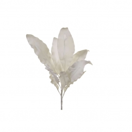 Κλαδί Με Φύλλα Λευκά Art Et Lumiere 100εκ. 05595