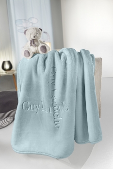Κουβέρτα Soft Velvet Κούνιας 110x140εκ. Logo Indigo Guy Laroche