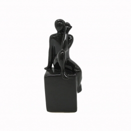 Διακοσμητική Φιγούρα Κεραμική Μαύρη Art Et Lumiere 7,5x7x20εκ. 30508