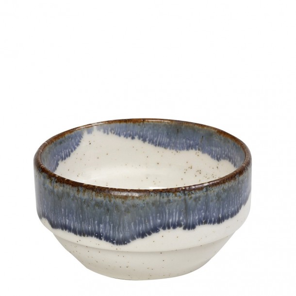 Μπωλ Σερβιρίσματος Stoneware Reactive Blue Essentials ESPIEL 14x6,5εκ. OWR118K6