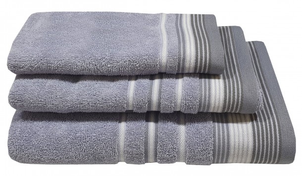 Πετσέτα Βαμβακερή Σώματος 70x140εκ. Satin Stripe Levanda Komvos 7005929-12