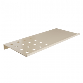 Ράφι Μπάνιου Ανοξείδωτο Matt Ivory Pam & Co 28x15x1εκ. 3015-703