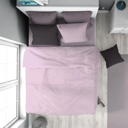 Παπλωματοθήκη Βαμβακερή Μονή 160x240εκ. Solid 506 Light Purple DimCol