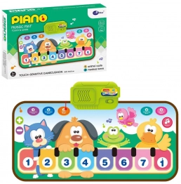 Πιανάκι Πατώματος Με Ζωάκια Μπαταρίας 60x30εκ. Toy Markt 74-1104