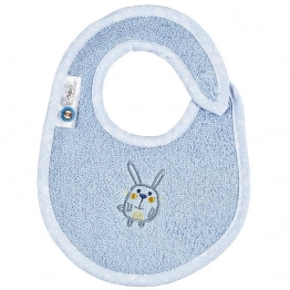 Σαλιάρα Βαμβακερή Μικρή Elephant Σιέλ 18122