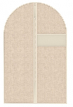 Θήκη Φύλαξης Παλτού-Φορέματος 60x137εκ. Polyester Μπεζ 2429457