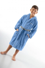 Παιδικό Μπουρνούζι Βαμβακερό 8-10 Kiddies Blue Guy Laroche