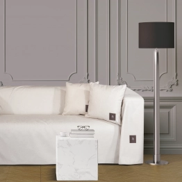 Ριχτάρι Polyester Leather Like Διθέσιος 180x250εκ. Premium 3924 Ivory Greenwich Polo Club