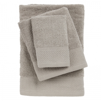 Σετ Πετσέτες 3τμχ Βαμβακερές Best 0834 Grey Das Home