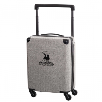 Βαλίτσα Τρόλεϊ 41x22x55εκ. Premium 7500 Grey Greenwich Polo Club