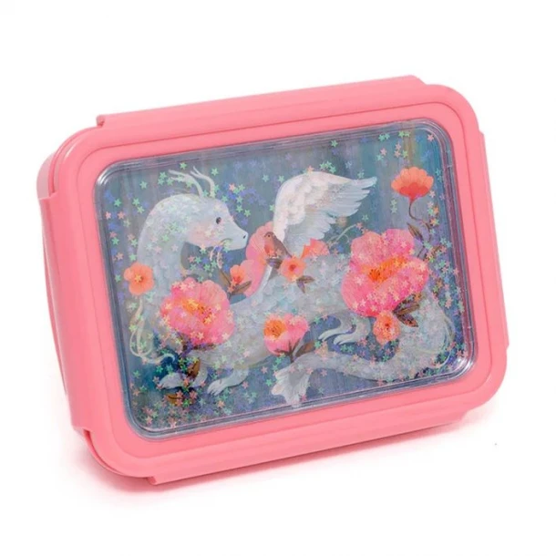 Lunchbox Tritan-Πλαστικό Fairytale Dragon 19x14,5x7εκ. Petit Monkey PTM-LB49