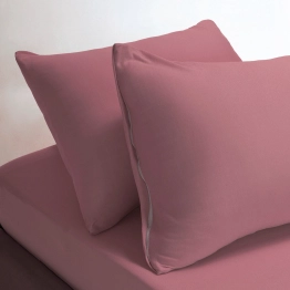 Σετ Σεντόνι Με 2 Μαξιλαροθήκες Βαμβακερό King Με Λάστιχο 180x200+35εκ. Jersey Dusty Pink Melinen 20004904