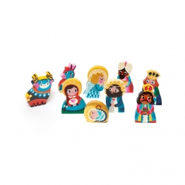 Φιγούρες Φάτνης Ξύλινες 1,2x8εκ. Petit Monkey PTM-WF2