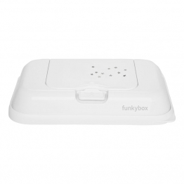 Θήκη Για Μωρομάντηλα To Go White Little Stars Funkybox FBTG36