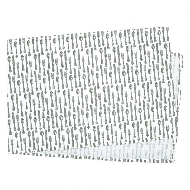 Τραβέρσα Βαμβακερή 45x140εκ. Edmonde White Melinen 20002532