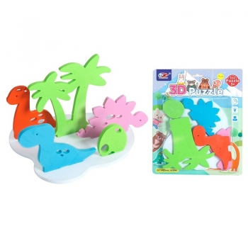 Παζλ 3D Δεινόσαυροι Σε Κουτί 23x27εκ. Toy Markt 69-1783