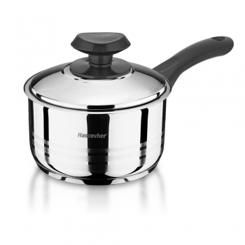 Κατσαρολάκι Γάλακτος Ανοξείδωτος Χάλυβας 18/10 Φ18εκ. Diana Black Isfa ISF3TTCLK0318027B