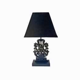 Φωτιστικό Επιτραπέζιο Ξύλινο Μαύρο Art Et Lumiere 18x9x41,5εκ. 23951