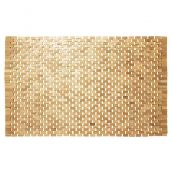 Ταπέτο Μπάνιου Teak 52x90εκ. Woodblock Sealskin 293324274