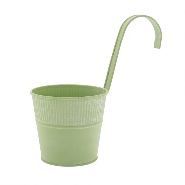 Κουβαδάκι Κρεμαστό Μεταλλικό Πράσινο iliadis 12x11x21εκ. 85620