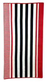 Πετσέτα Θαλάσσης Βαμβακερή Βελουτέ Ζακάρ 85x160εκ. Design 11 Komvos Home 7088885-32