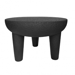 Σκαμπώ Polyresin Μαύρο Δ51x35,5εκ. ESPIEL VOS109