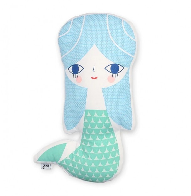 Διακοσμητικό Μαξιλάρι Βαμβακερό 40εκ. Mermaid Petit Monkey PTM-CUS7