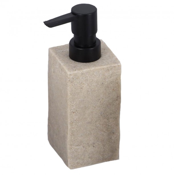 Ντισπένσερ Polyresin Μπεζ 6x6x17εκ. MRShome DS-8896L01
