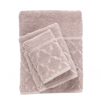 Σετ Πετσέτες 3τμχ Polycotton Best 0790 Γκρι Das Home
