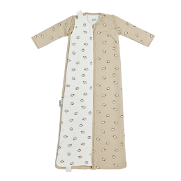 Υπνόσακος 4 Εποχών Βαμβακερός Με Αποσπώμενα Μανίκια 0.5Tog & 2.5Tog 6-36 Μηνών Penguin Soft Sand Meyco MEY-182.223.62.00