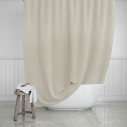 Κουρτίνα Μπάνιου Αδιάβροχη Polyester Etherea Sand 180x200εκ. Estia 02-28121