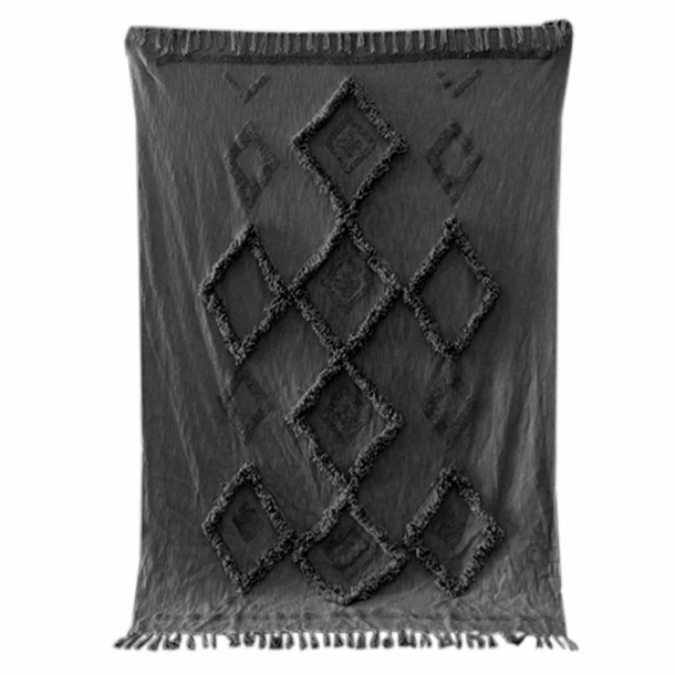 Ριχτάρι Βαμβακερό Ανθρακί Art Et Lumiere 130x170εκ.10464