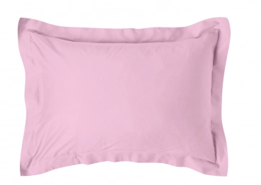 Ζεύγος Μαξιλαροθήκες Βαμβακοσατέν 50x70εκ. Oxford Alma 1 Pink Makis Tselios