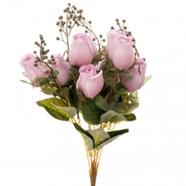 Μπουκέτο Με 9 Τριαντάφυλλα Μωβ 50εκ. iliadis 90246