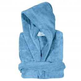 Μπουρνούζι Παιδικό Βαμβακερό 6 Ετών Casual 5908 Ανοιχτό Μπλε Das Kids