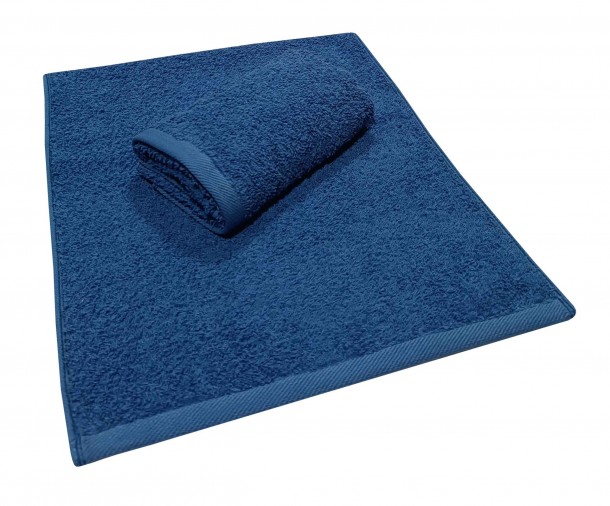Πετσέτα Βαμβακερή Χειρός 30x50εκ. Royal Blue Komvos Home 7001419-20