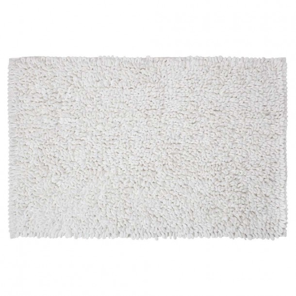 Ταπέτο Μπάνιου Microfiber 60x90εκ. Twist White Sealskin 294643610