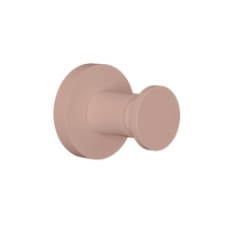 Κρεμάστρα Τοίχου Ορειχάλκινη 5x5εκ. Matte Dusty Pink Pam & Co 12-304
